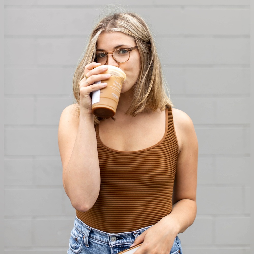 Textured Thong Bodysuit